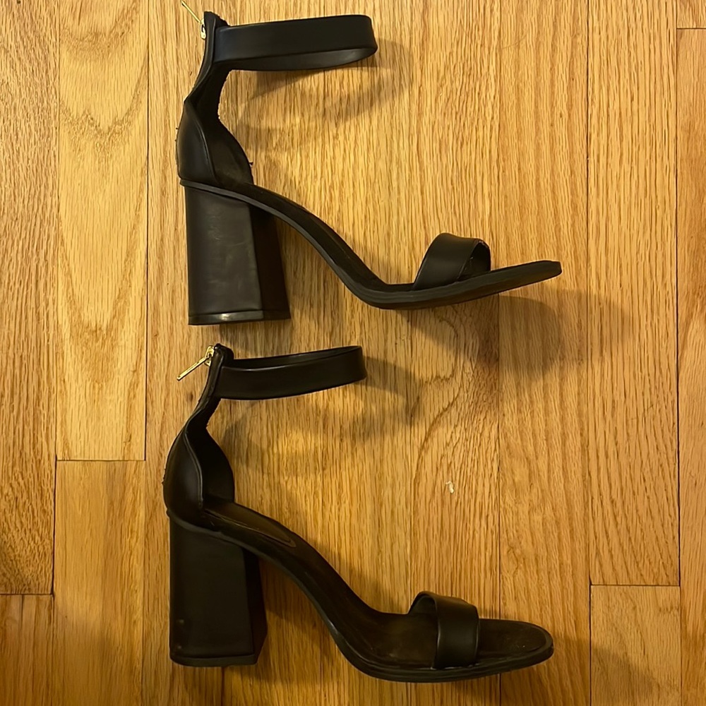 H&M black heeled sandal
